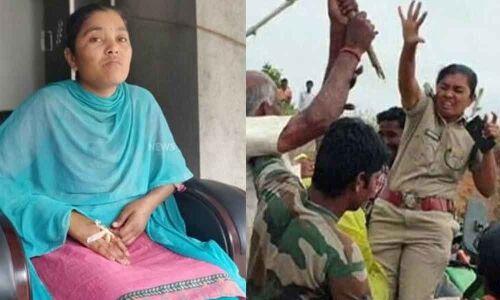 Courageous woman Forest Range Officer Anitha bags gold medal