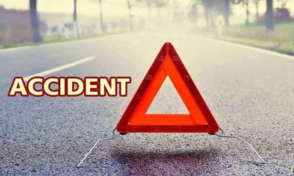 Three of family die in road accident in Moinabad