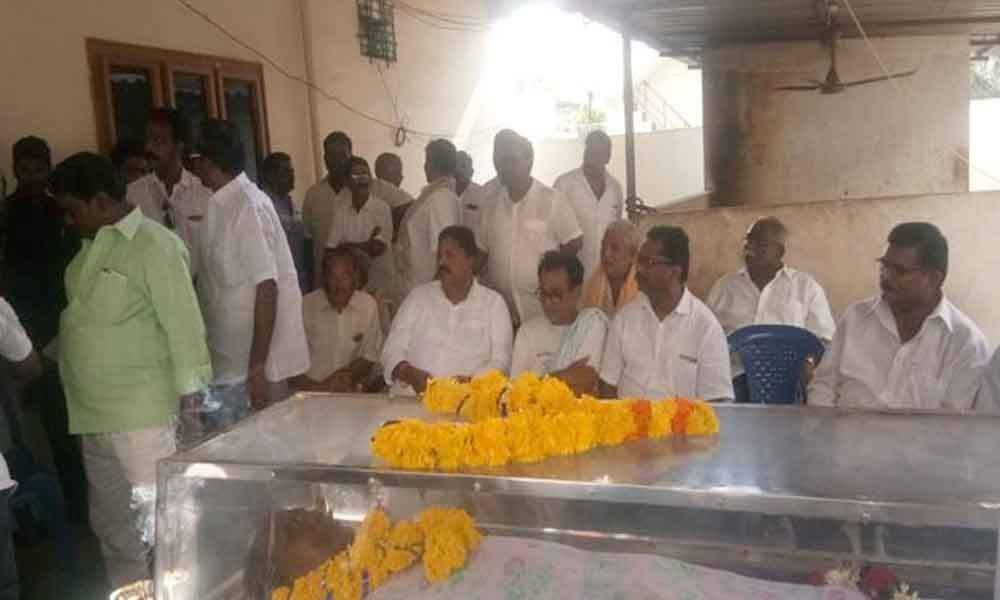 Tanuku MLA Karumuri Venkata Nageswara Raos brother no more