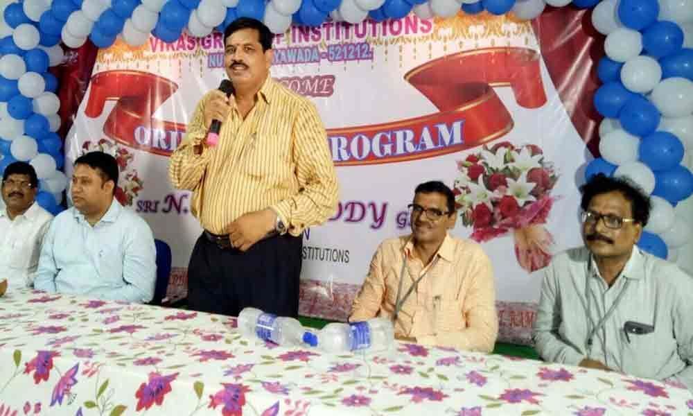 Engg students orientation programme held in Vikas educational institutions