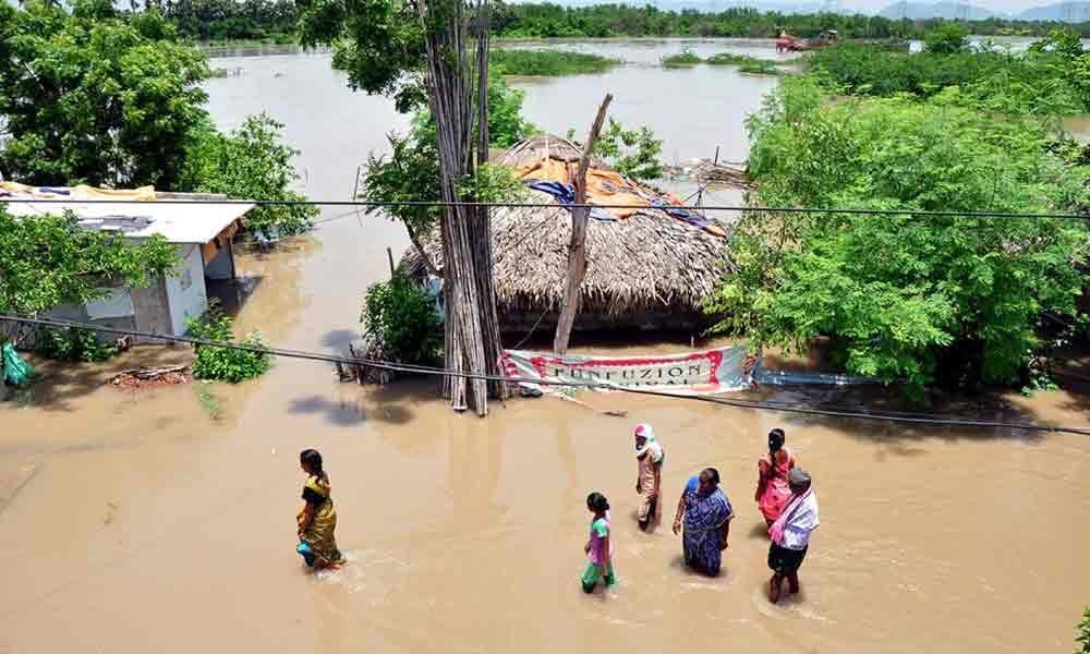 Several mandals along Krishna stare at flood menace