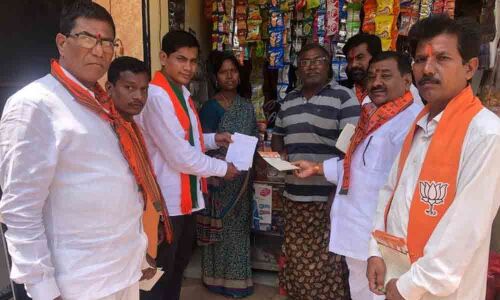 People are turning towards BJP: district in-charge Rajamouli