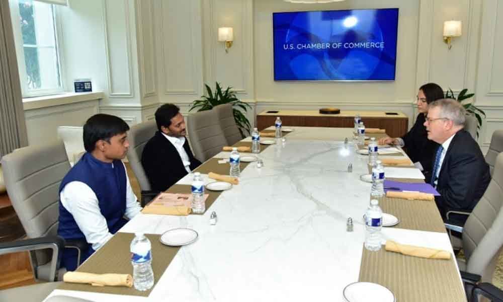 Indian Ambassador in USA hosts lunch to Jagan