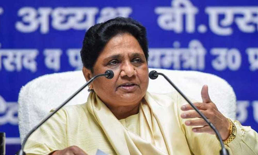 Amid concerns of unemployment, poverty, theres now a danger of economic slowdown: Mayawati