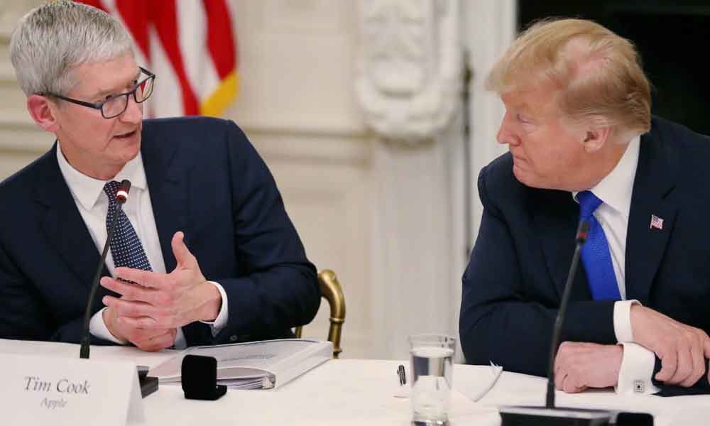 Apple to spend vast money in US: Trump ahead of dinner with Tim Cook