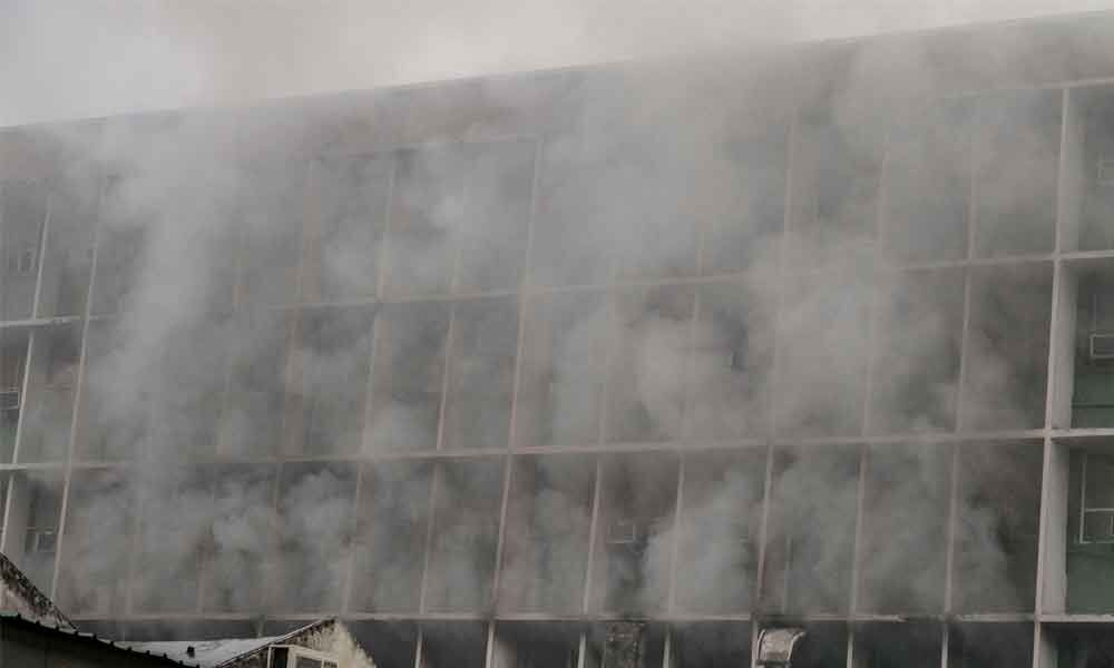 Fire at AIIMS forces evacuation of patients