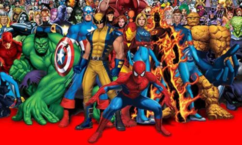 Now, Marvel Superheroes in a book format