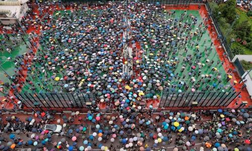 Hong Kong protesters kick off new weekend of rallies