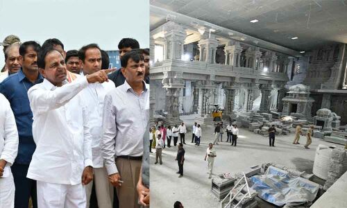 KCR wants Yadadri temple ready for Yagam in Feb