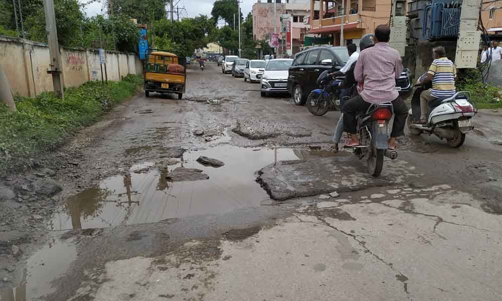Bad roads a nightmare in Tirumalgiri areas