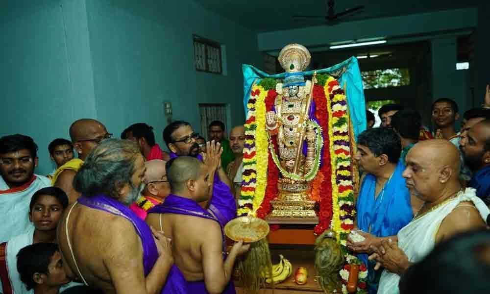 Raghavendra Aaradhanotsavam celebrated with fervour, gaiety