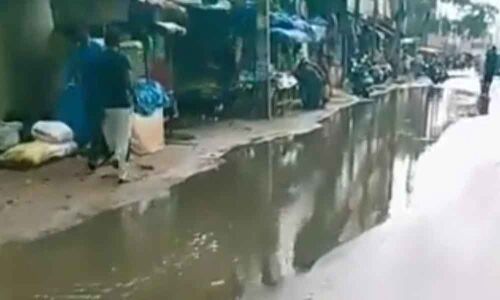 Dug-up road causes severe hardships
