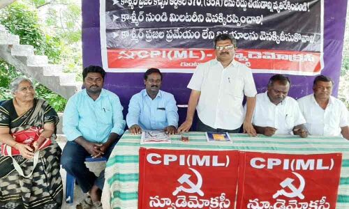 Withdrawal of army from J&K demanded: CPI ML