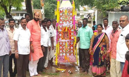 Corporator attends Thotala procession