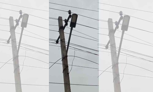 Poor functioning of streetlights