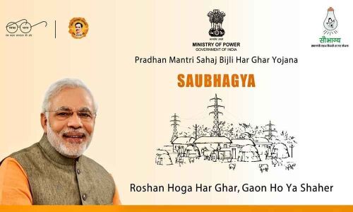 Saubhagya lights up homes of poor