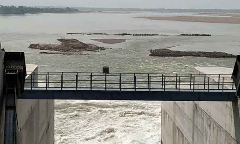 34 gates of Medigadda barrage lifted letting out 1.31 L cusecs