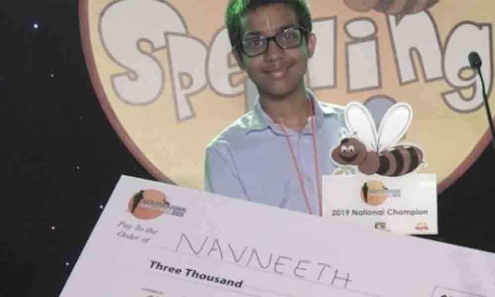 Indian-American teen wins 2019 South Asian Spelling Bee contest