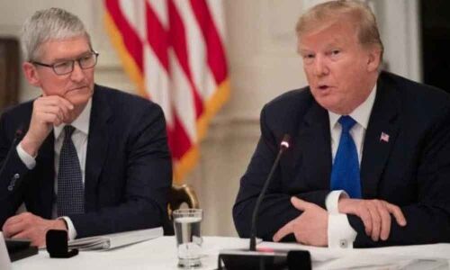 Tim Cook made good case that tariffs could hurt Apple: Trump