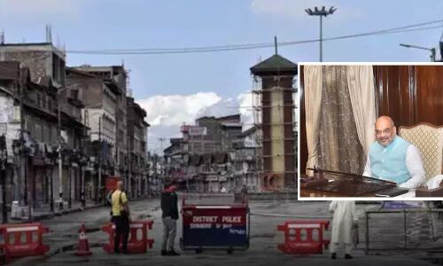 NSA briefs Home Minister Amit Shah on Kashmir; reviews security situation