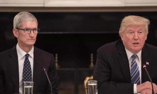 China trade war will help Samsung, Tim Cook tells Donald Trump