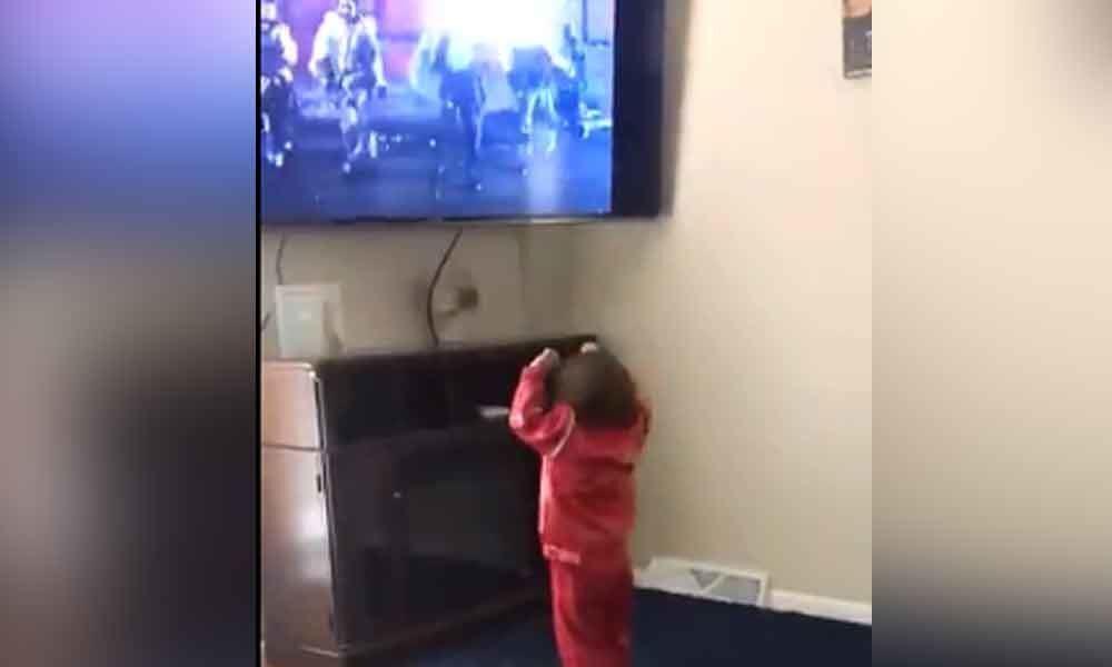 Wow this  kid rocks!  mimics Michael Jacksons Spine chiller Moves,  Breaks the Internet