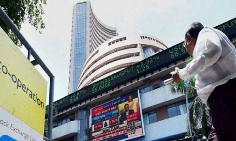 Sensex rises over 100 points on positive global cues