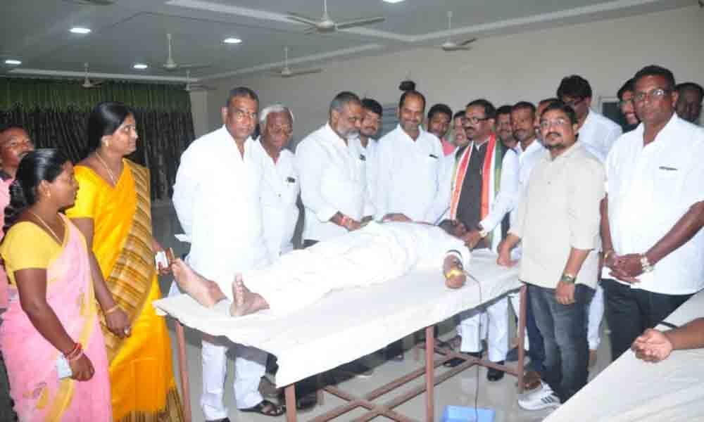 National Students Union of India organises blood donation camp in Khammam