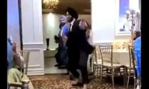 Watch: What a SWAG entry at a wedding this is how Sikh Men dance, Sound as a Pound