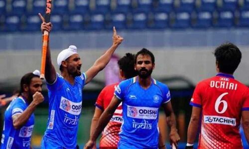 Mandeep Singh hat-trick helps India beat Japan 6-3 and reach final in Olympic Test Event hockey
