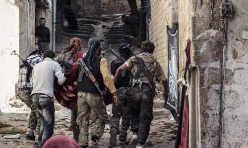 Rebels withdraw from key bastion in Syria