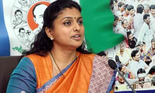 Roja slams TDP chief for criticising CM Jagan