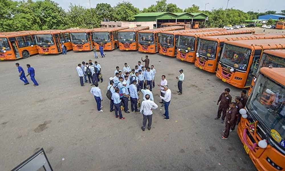 Delhi CM flags off 25 new buses with unique features under cluster scheme