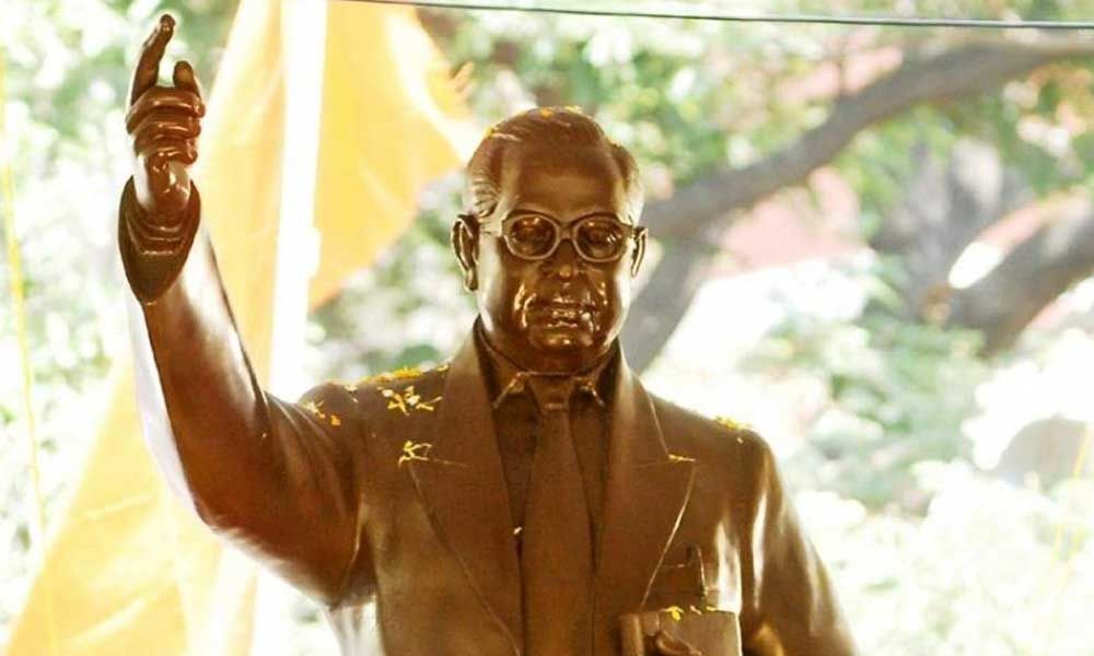 Three Ambedkar statues vandalised in Uttar Pradesh