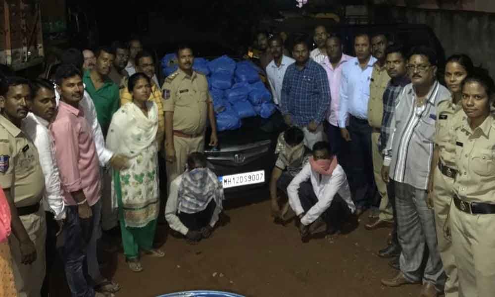 Ganja worth 15 lakh seized