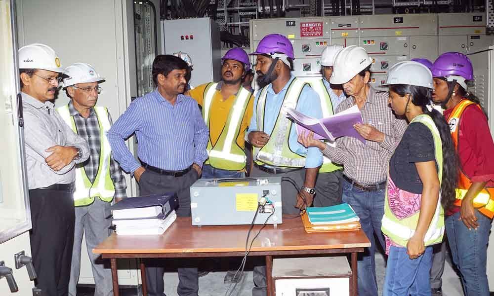 Chief Electrical Inspector to Government of India inspects Metro Rail substations