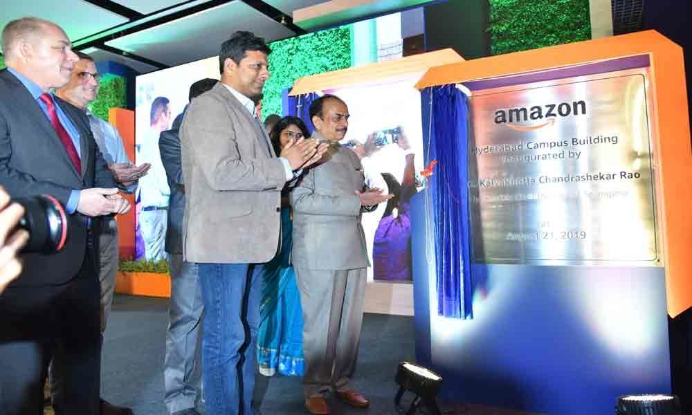 Amazon opens its worlds largest campus in Hyderabad