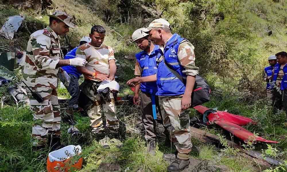 3 dead as chopper crashes in Uttarakhand