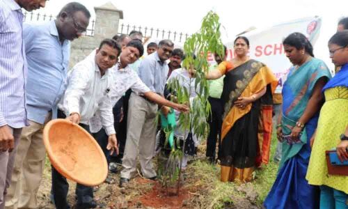 MG varsity students plant over 1000 saplings in Nalgonda