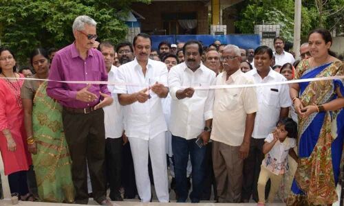 MLA Devireddy Sudheer Reddy inaugurates two community halls