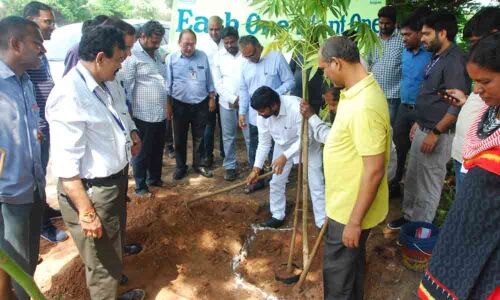 Ramagundam MLA joins NTPC in plantation drive