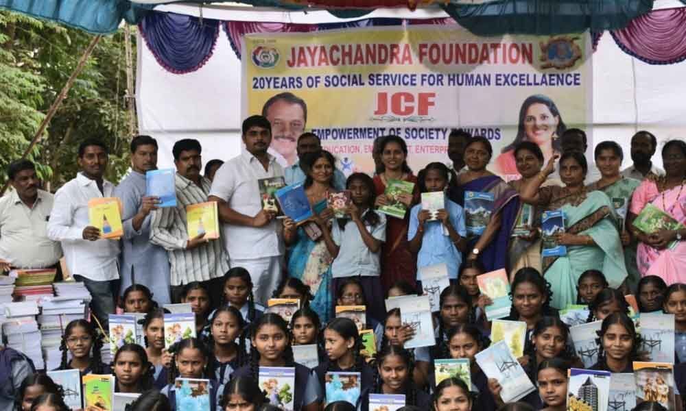 NGO distributes 2,000 notebooks