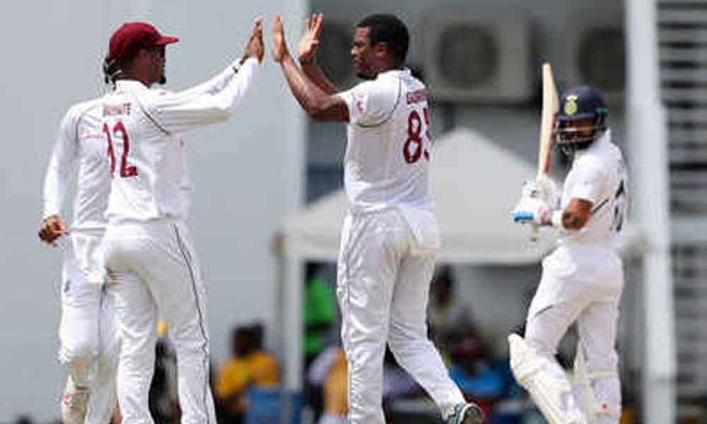 First Test against West Indies : India in deep trouble