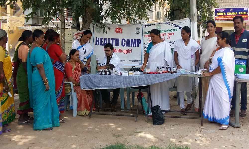 Health dept holds free medical camp
