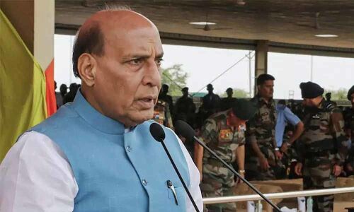 Arms factories restructuring for profits, employment: Rajnath