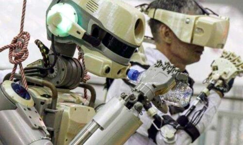 Lets go, says first Russian humanoid robot Fedor sent into space
