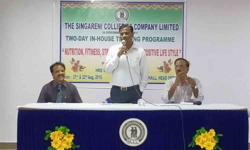 Health awareness classes for SCCL staff conclude in Kothagudem