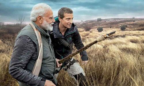 Modis Man Vs Wild show creates record
