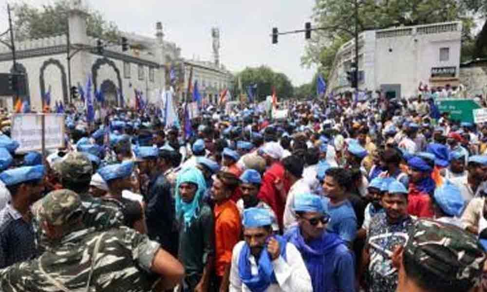 Temple Row: Bhim Army warns of Bharat Bandh if issue not resolved in 10 days