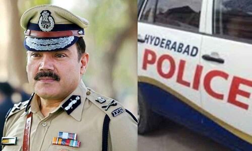 City CP inspected patrolling in Narayanaguda PS limits by moving in the patrolling vehicle in night